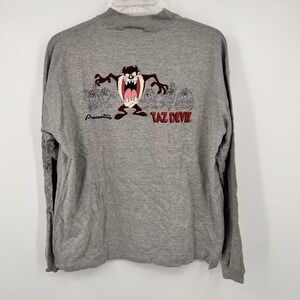 Vintage 1996‎ Tazmanian Devil Long Sleeve Shirt Taz Looney Tunes Warner Bros.
